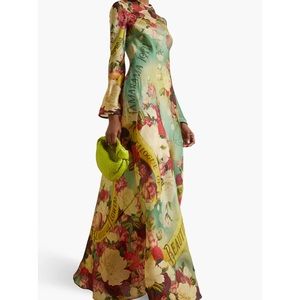 Zimmerman silk printed gown (BRAND NEW)